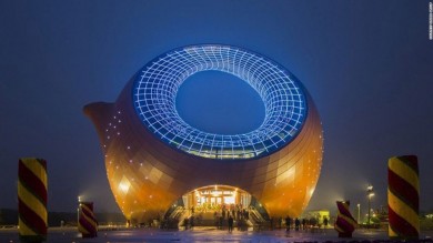 Những công trình kiến trúc độc lạ của Trung Quốc